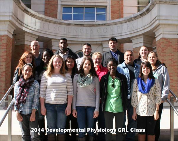 Spring 2014 Developmental Physiology Class Photo